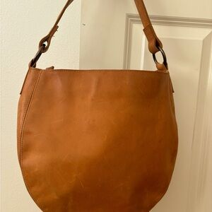 Great Able Leather Bucket Bag